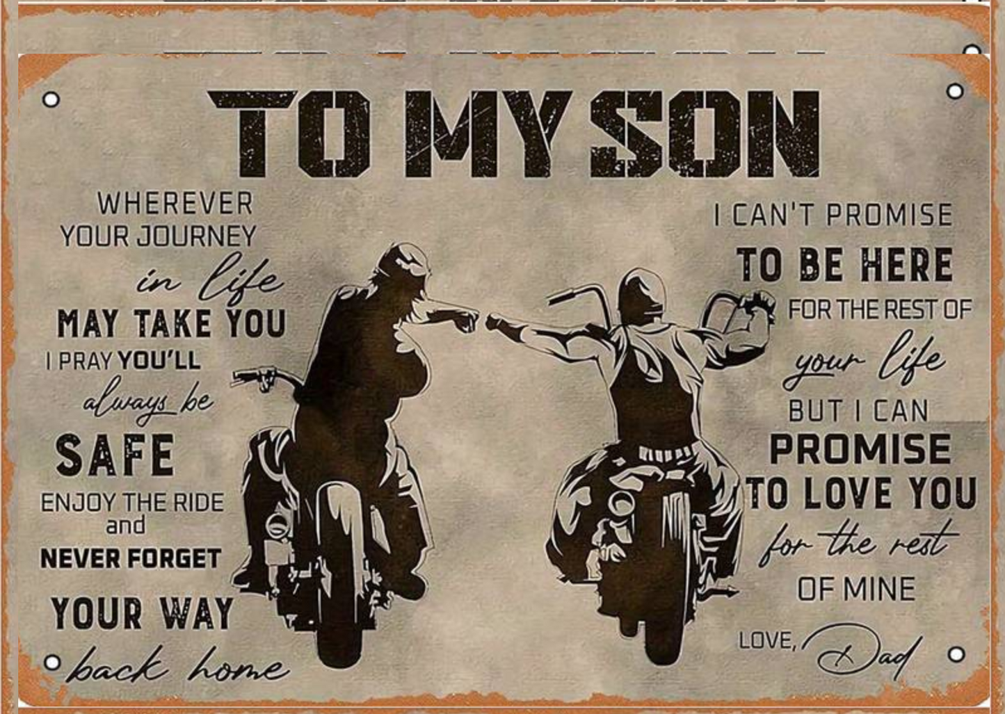 To My Son DAD 15oz Black Gloss Mug
