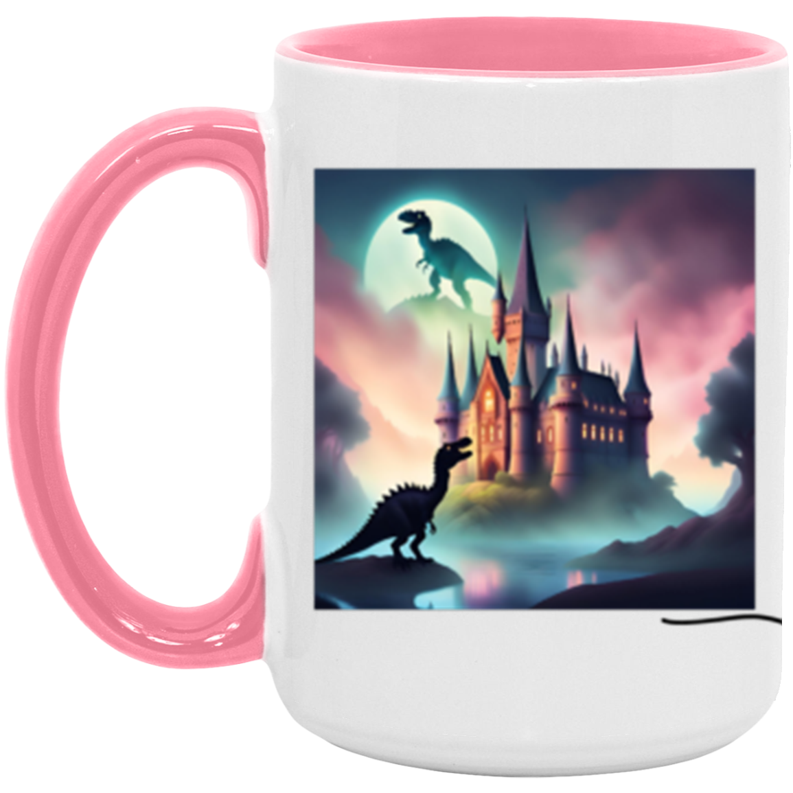 Dinoso Rious, I Love My Pet-AM 15oz. Accent Mug