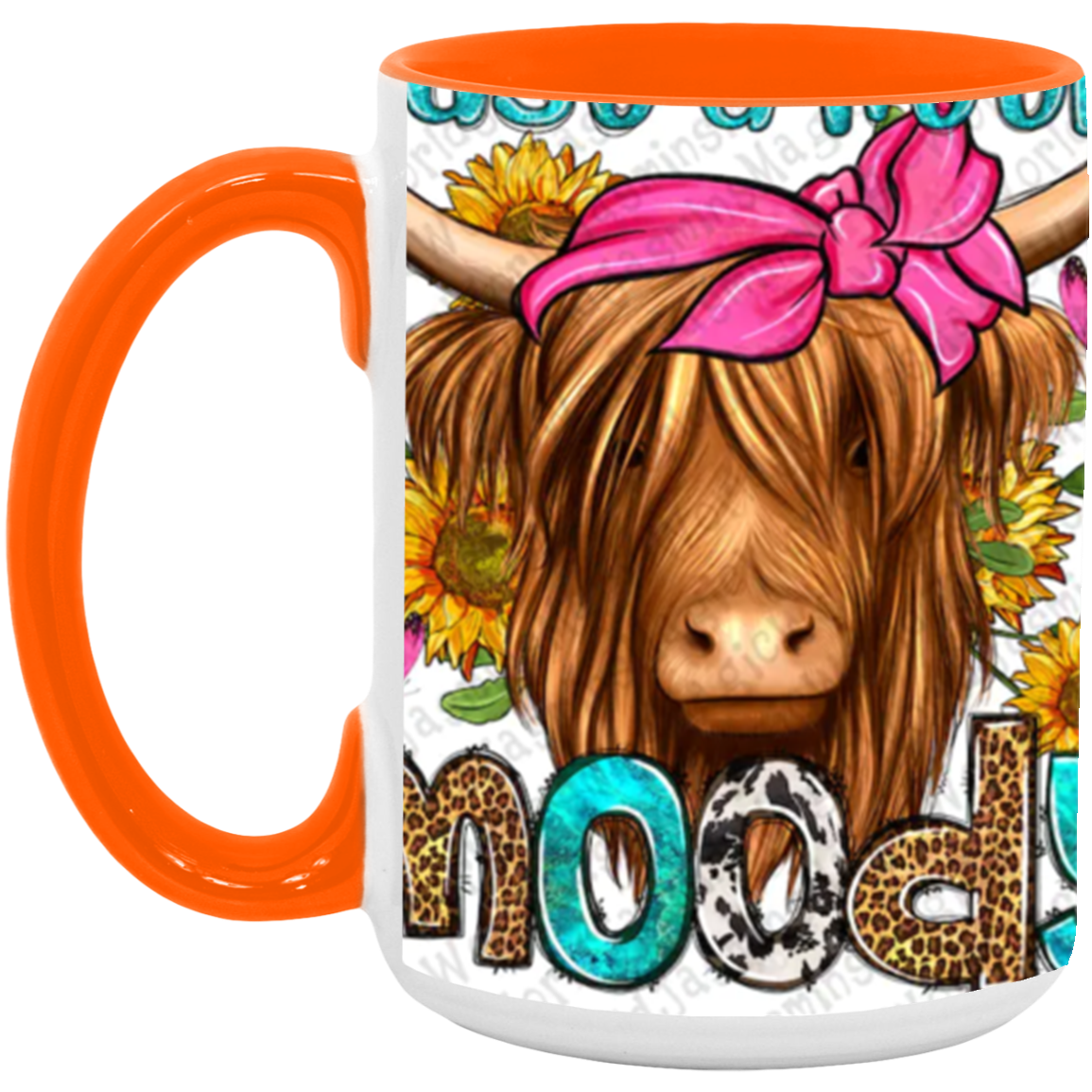 JUST A LITTLE MOODY -MUG-15oz. Accent Mug