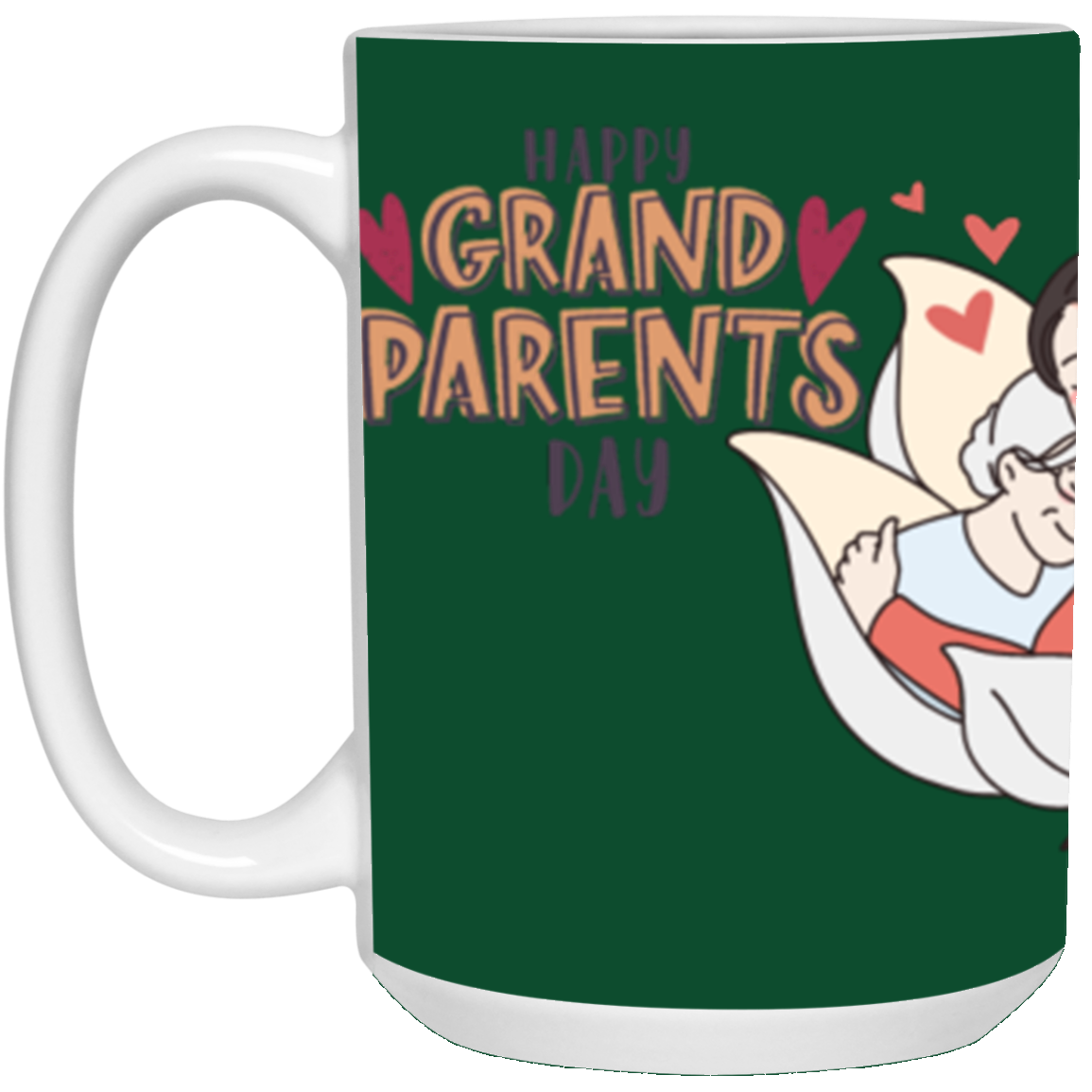 #2-HAPPY GRANDPARENTS DAY -MUG (2) 21504 15 oz. White Mug