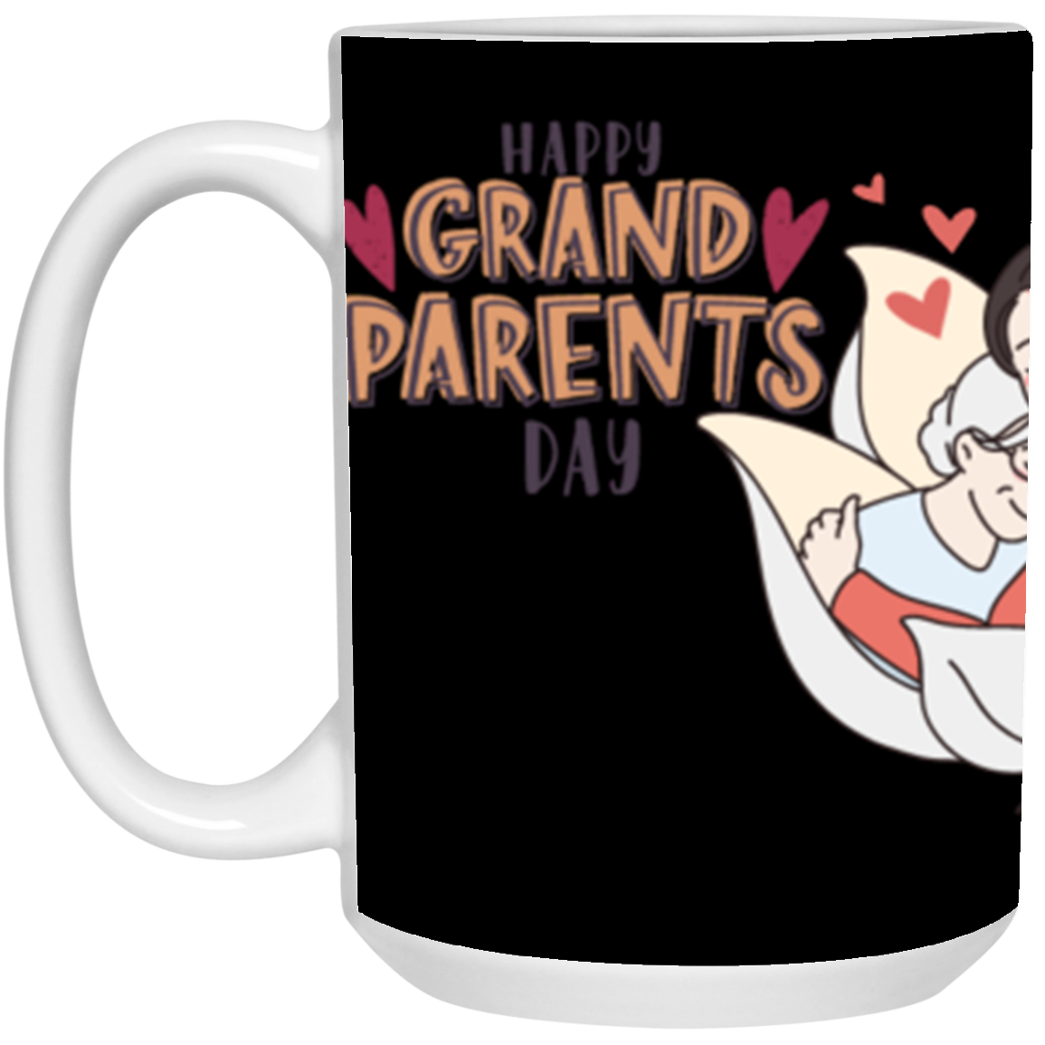 #2-HAPPY GRANDPARENTS DAY -MUG (2) 21504 15 oz. White Mug