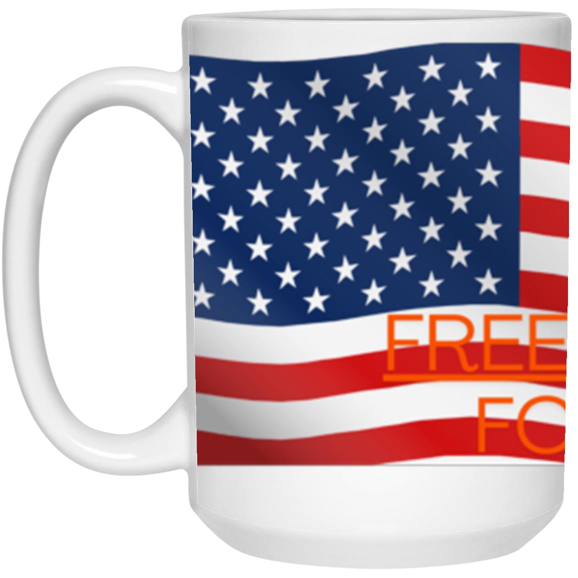 #1-MUG AMERICA FLAG FREEDOM FOR ALL