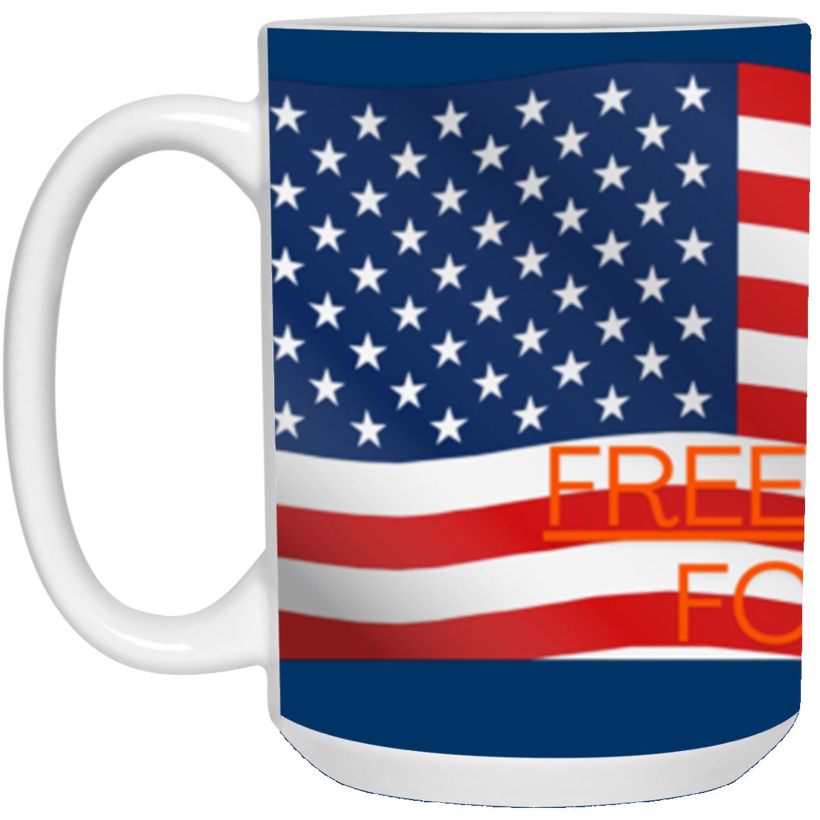 #1-MUG AMERICA FLAG FREEDOM FOR ALL