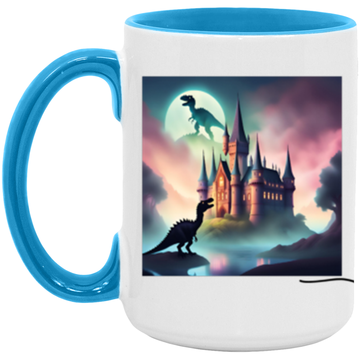 Dinoso Rious, I Love My Pet-AM 15oz. Accent Mug