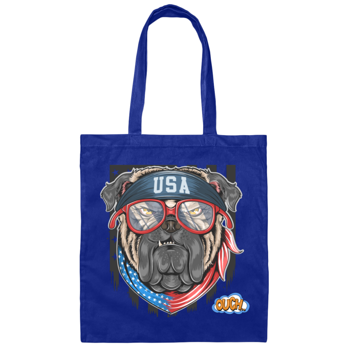 USA DOG-OUCH-100% Cotton Canvas Bag