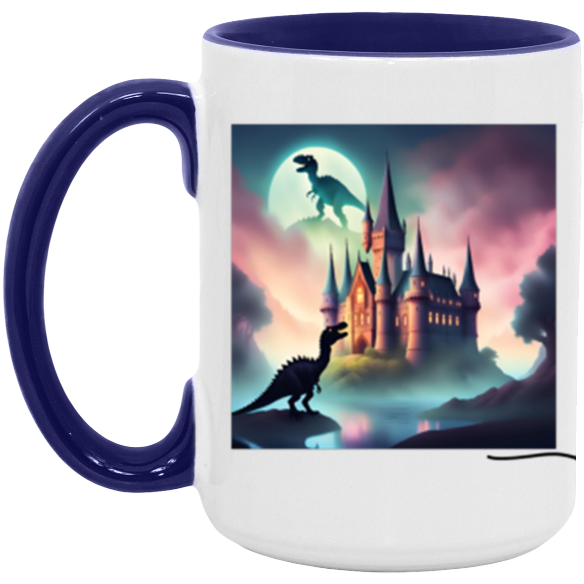 Dinoso Rious, I Love My Pet-AM 15oz. Accent Mug