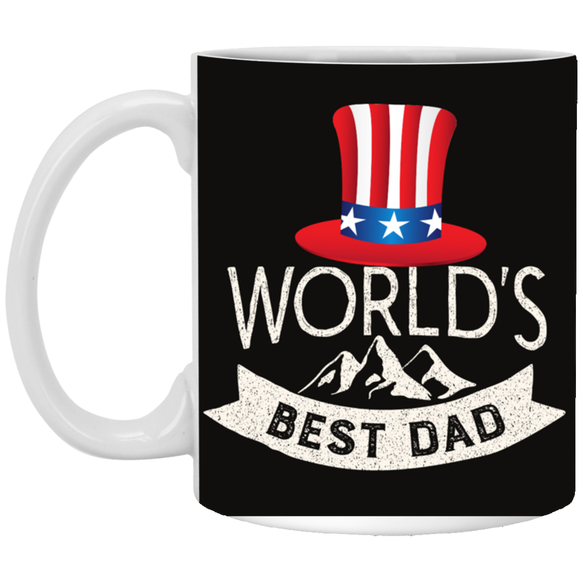 WORLD'S BEST DAD-11 oz. White Mug