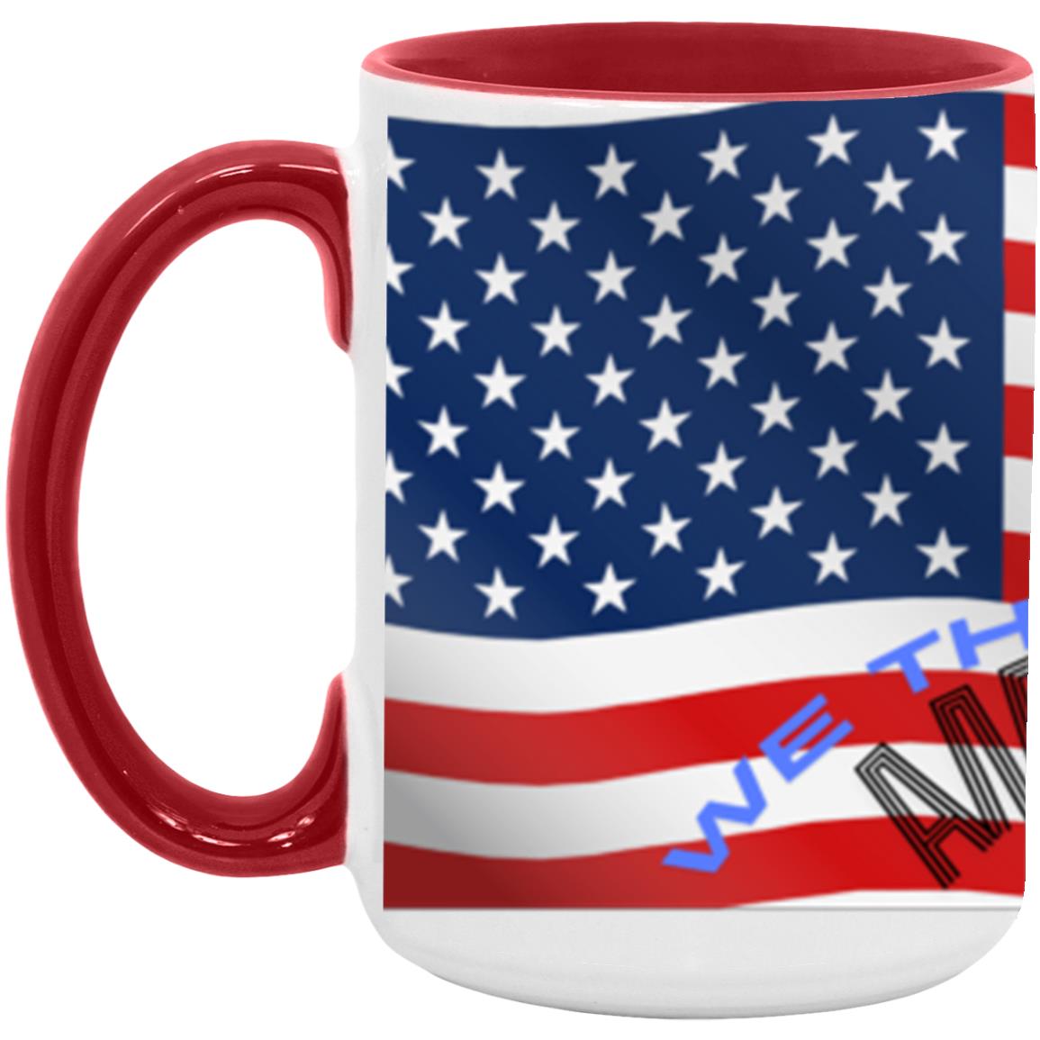 #1-MUG AMERICA FLAG WE THE PEOPLE 150Z