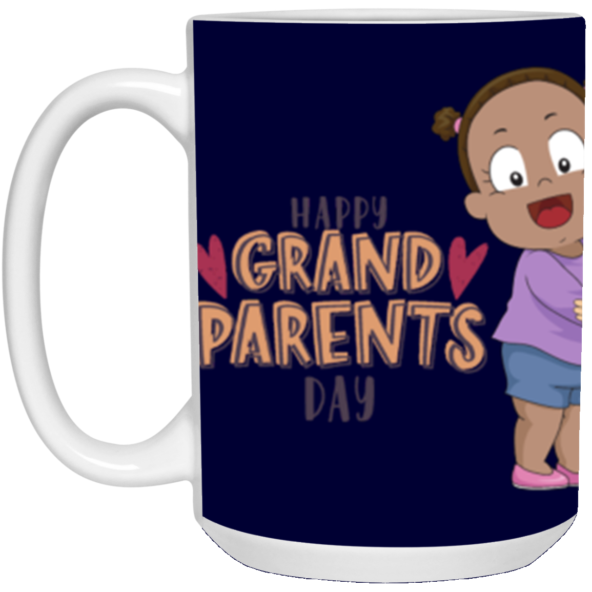 HAPPY GRANDPARENTS DAY -MUG 21504 15 oz. White Mug