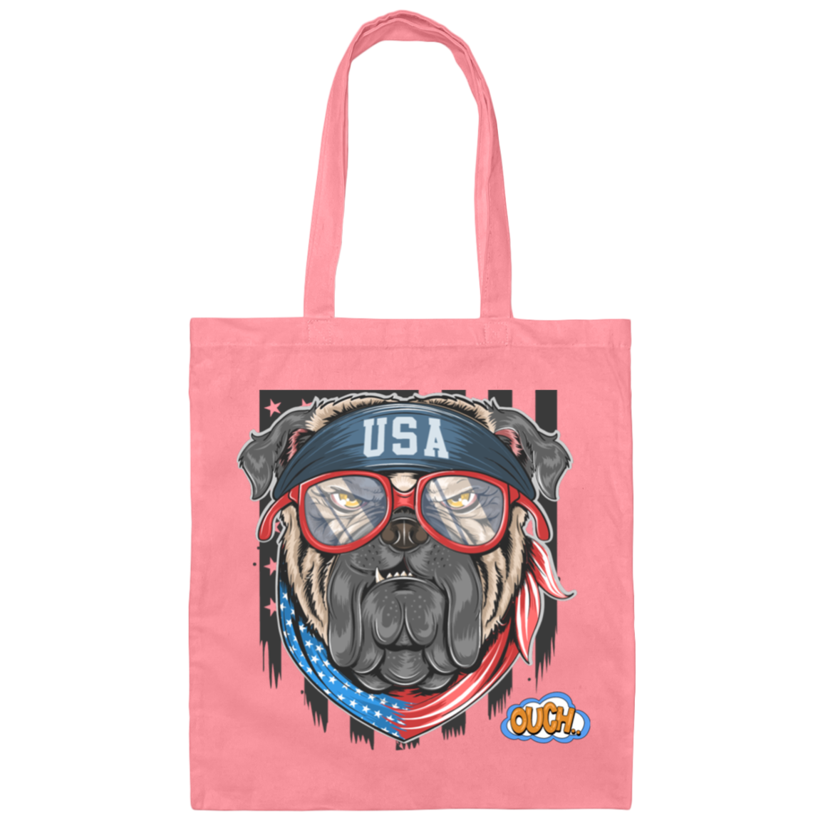 USA DOG-OUCH-100% Cotton Canvas Bag