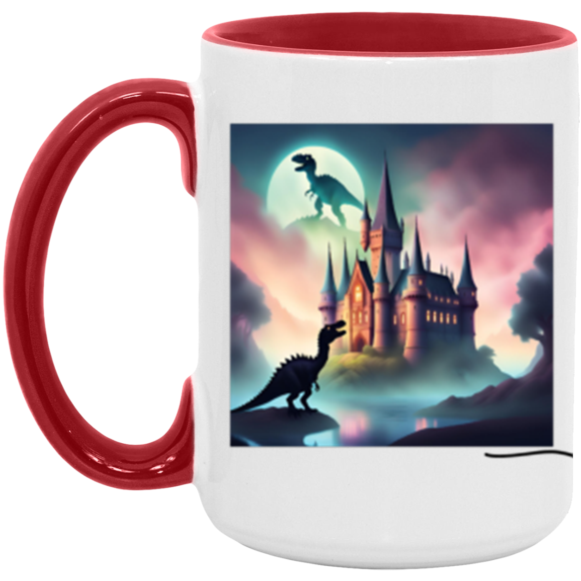 Dinoso Rious, I Love My Pet-AM 15oz. Accent Mug