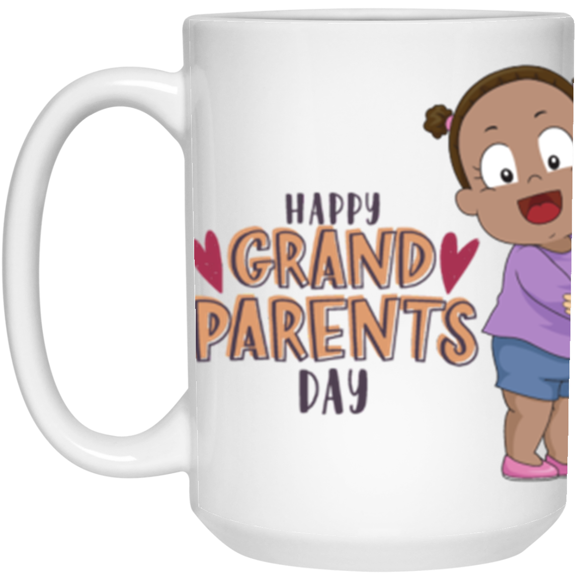 HAPPY GRANDPARENTS DAY -MUG 21504 15 oz. White Mug