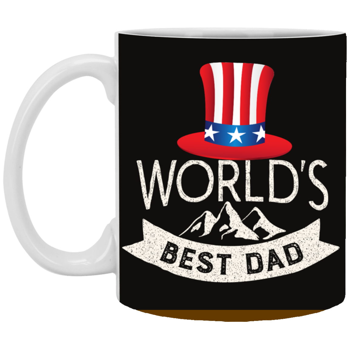 WORLD'S BEST DAD-11 oz. White Mug