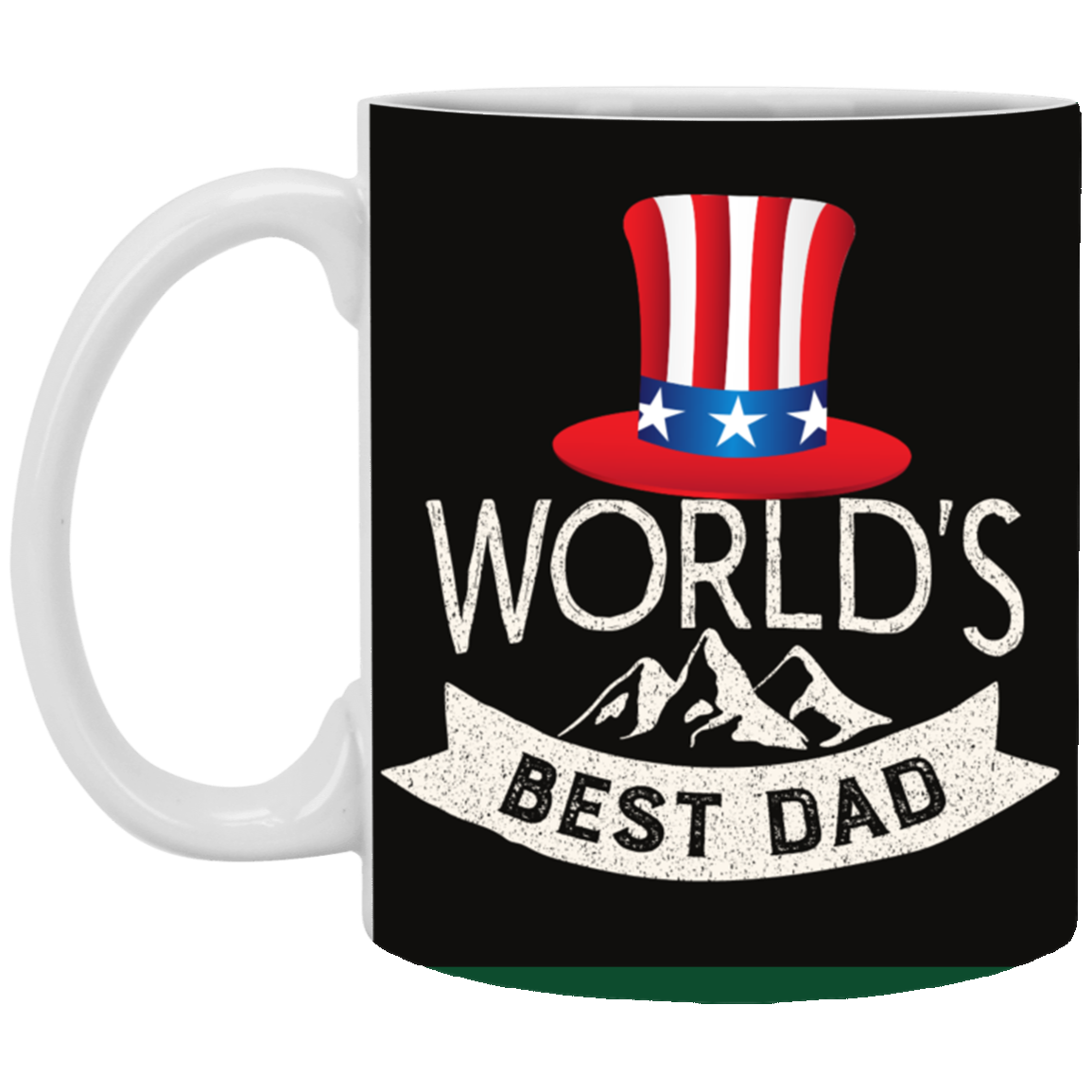 WORLD'S BEST DAD-11 oz. White Mug