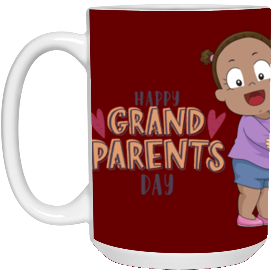 HAPPY GRANDPARENTS DAY -MUG 21504 15 oz. White Mug