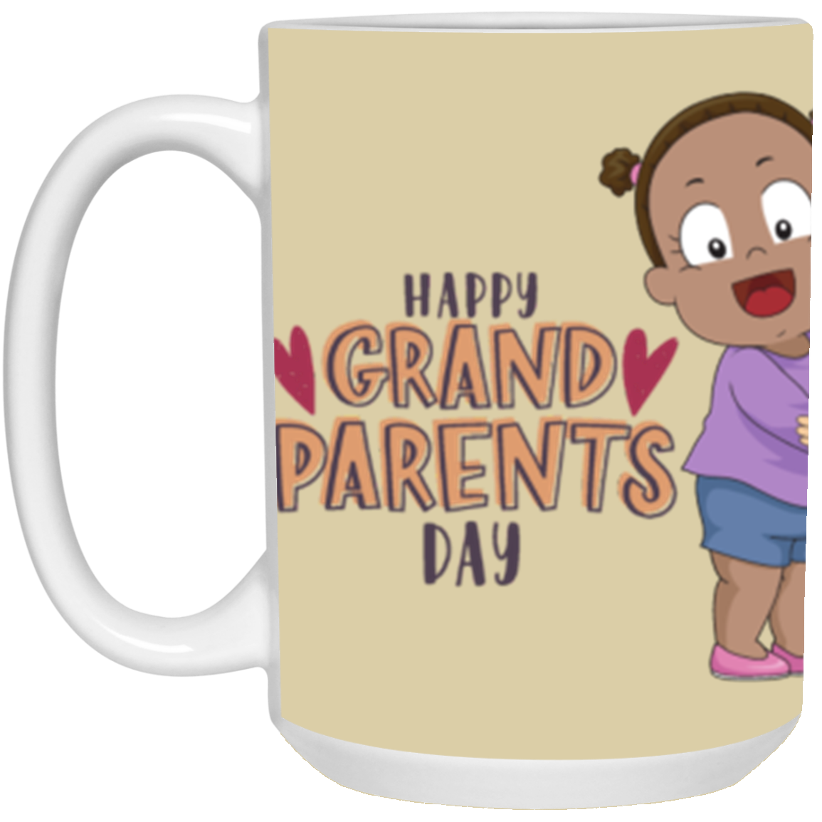 HAPPY GRANDPARENTS DAY -MUG 21504 15 oz. White Mug