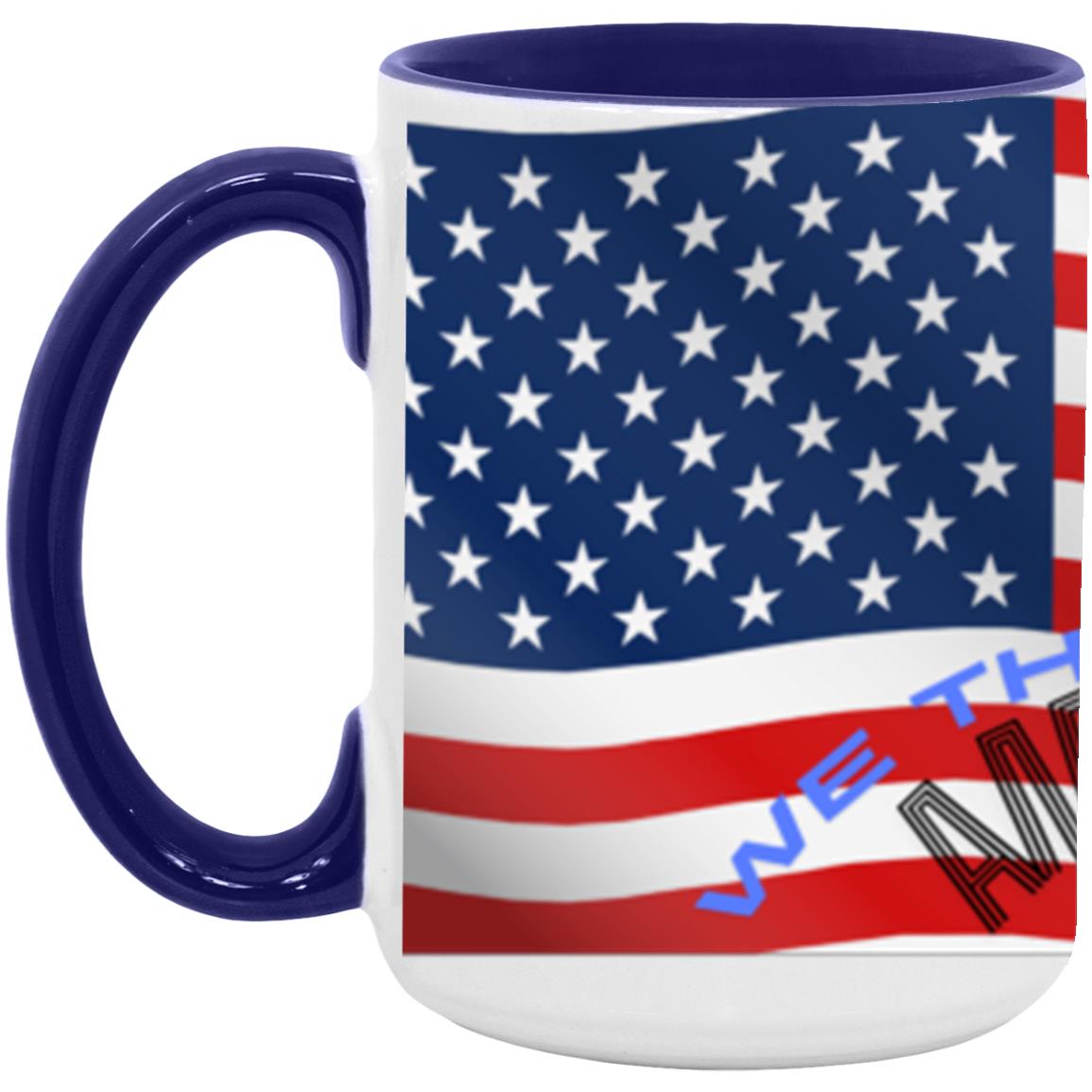 #1-MUG AMERICA FLAG WE THE PEOPLE 150Z