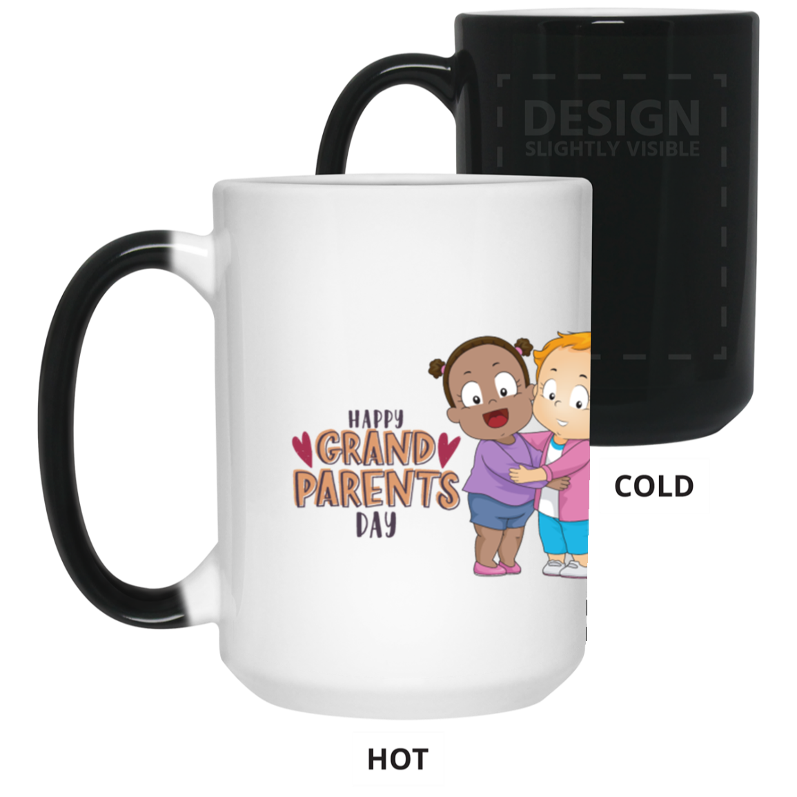 TO ALL HAPPY GRANDPARENTS' DAY -MUG 15 oz. Color Changing Mug