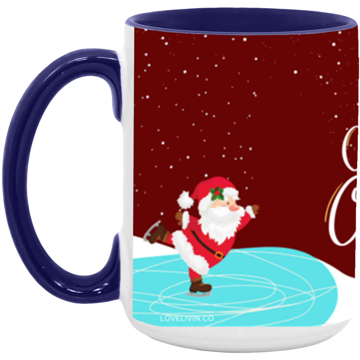 2-Red Merry Christmas Mug-Wrap