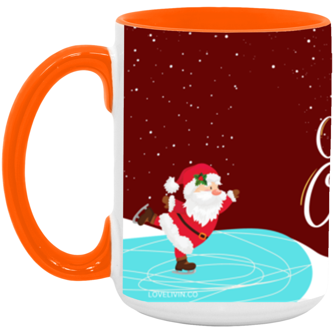 2-Red Merry Christmas Mug-Wrap