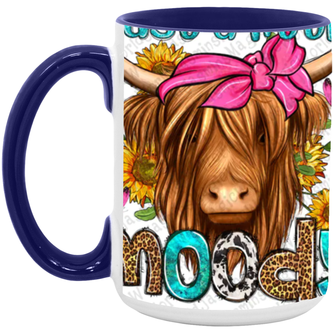 JUST A LITTLE MOODY -MUG-15oz. Accent Mug