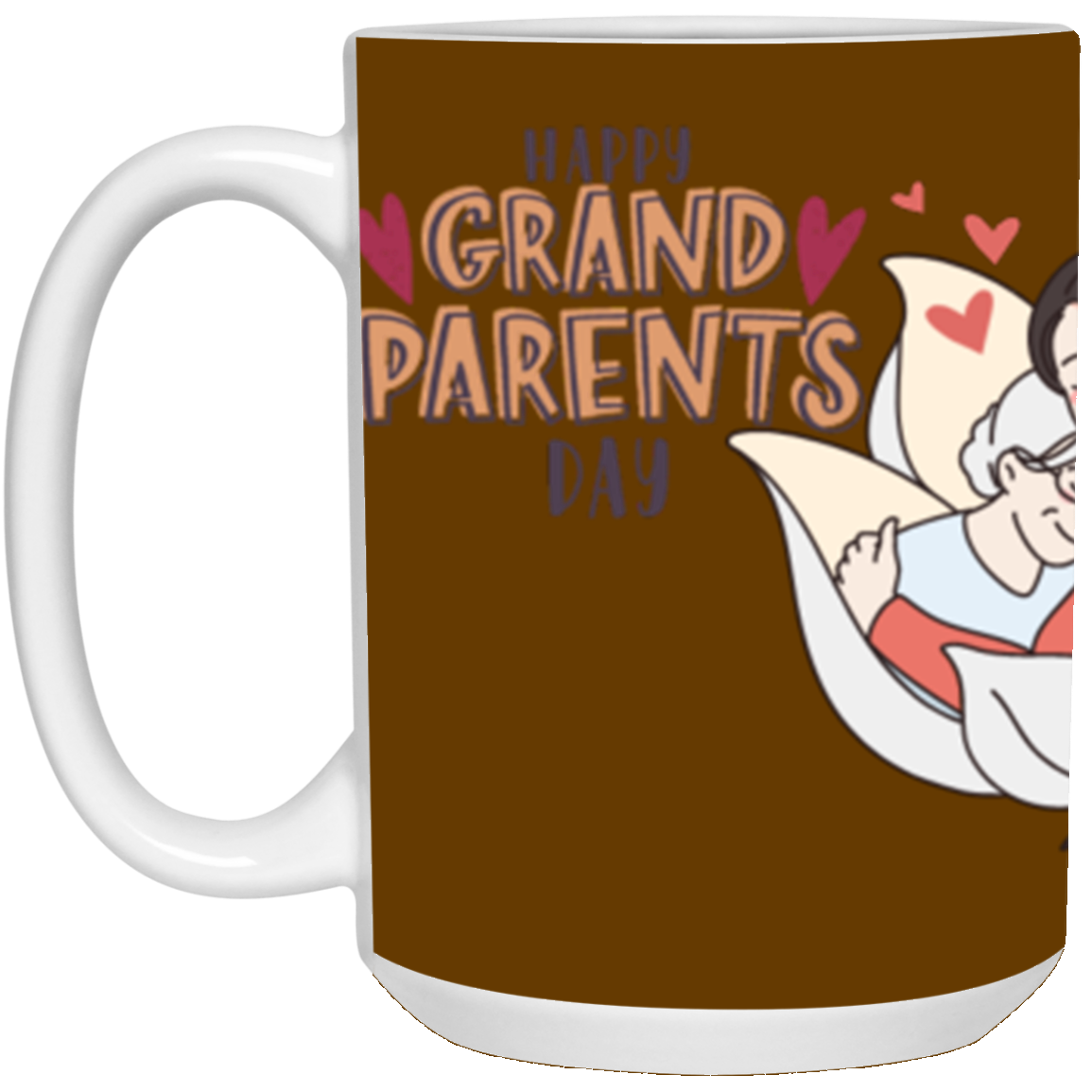 #2-HAPPY GRANDPARENTS DAY -MUG (2) 21504 15 oz. White Mug