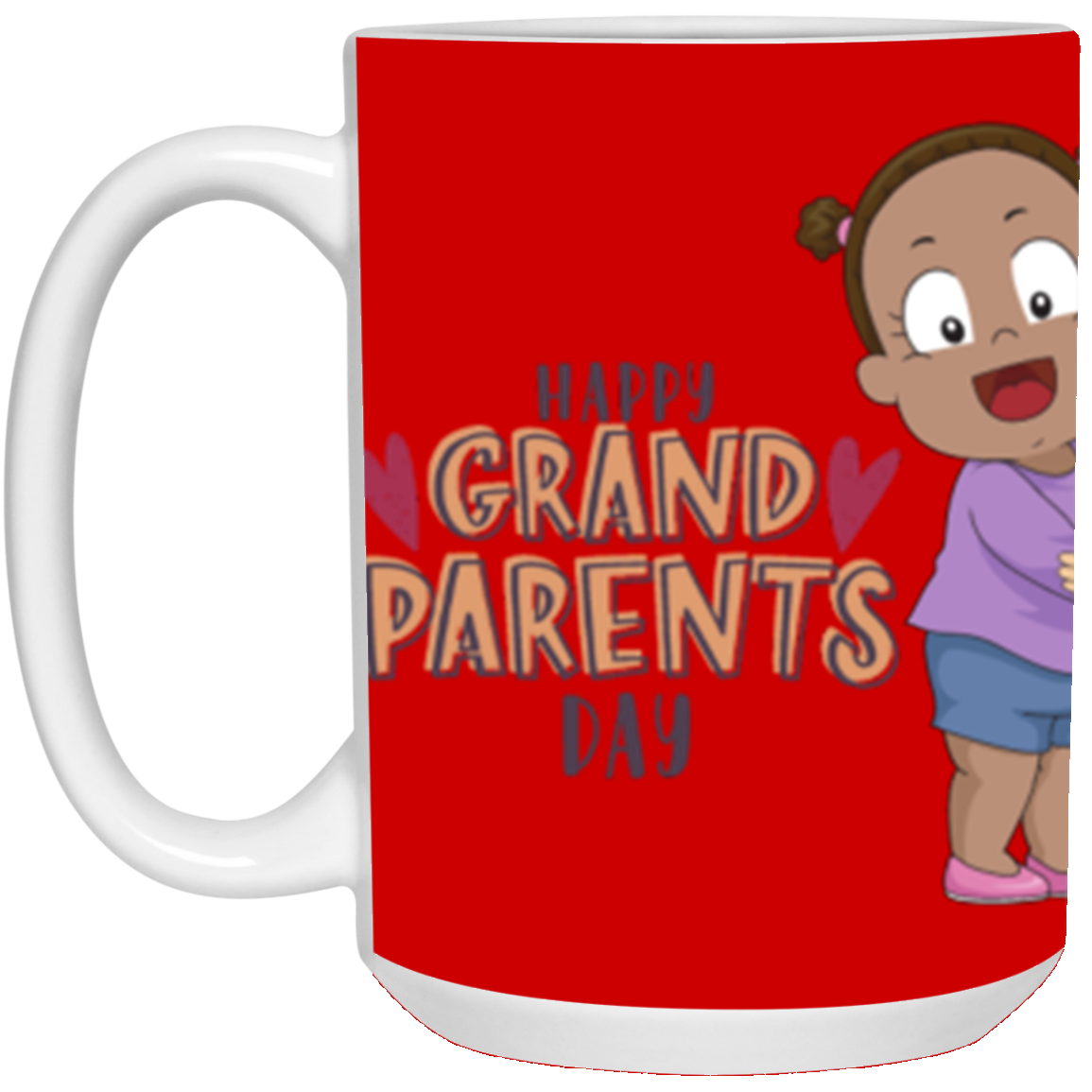 HAPPY GRANDPARENTS DAY -MUG 21504 15 oz. White Mug