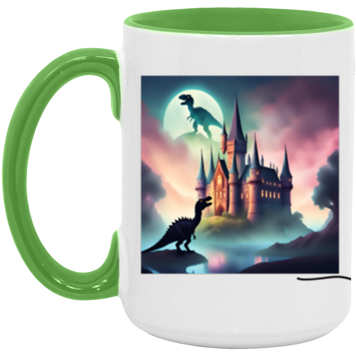 Dinoso Rious, I Love My Pet-AM 15oz. Accent Mug