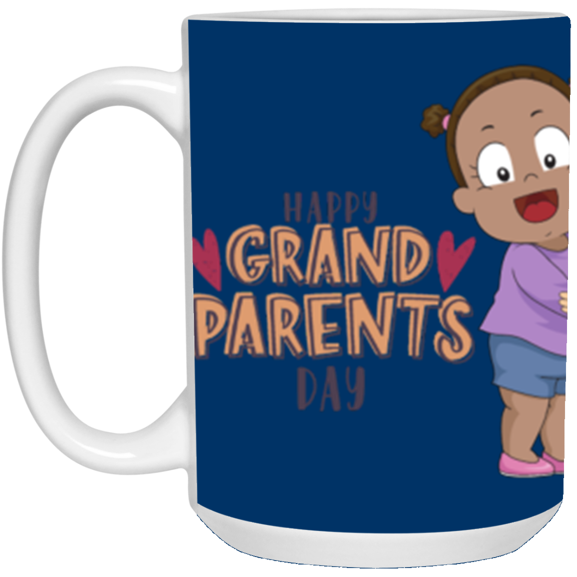 HAPPY GRANDPARENTS DAY -MUG 21504 15 oz. White Mug