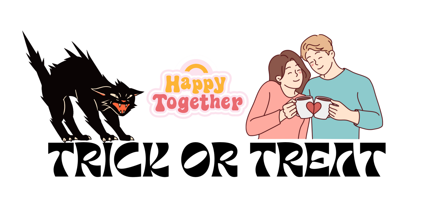 TRICK A TREAT-HAPPY TOGETHER-15oz-MUGS!