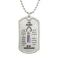 To My Soulmate-Trick or Treat Halloween-Military Dog Tag