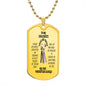 To My Soulmate-Trick or Treat Halloween-Military Dog Tag