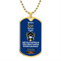 To My Wonderful--Son-Future is Bright- Dog Tag & Ball Chain