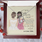 To My Sister| Never Forget |Forever Love Necklace