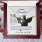 DEAREST DAUGHTER-CHEERS TO YOUR GRADUATION-FOREVER LOVE NECKLACE