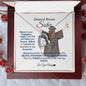 Dearest Bonus Sister-Cheers to Your Graduation-Forever Love Necklace