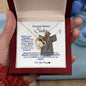 Dearest Bonus Sister-Cheers to Your Graduation-Forever Love Necklace