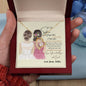 To My Sister| Never Forget |Forever Love Necklace