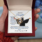 DEAREST DAUGHTER-CHEERS TO YOUR GRADUATION-FOREVER LOVE NECKLACE