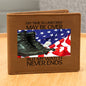 My Watch Never Ends-Never Forget-Dog Tag Boots-Graphic Leather Wallet
