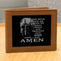 TO MY SON | THE DEVIL THOUGHT HE'D WON| Graphic Leather Walle
