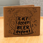 Eat Sleep Beer Repeat-Graphic Leather Wallet ❤️