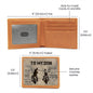 To My Son Wherever Lifes Journey-Graphic Leather Wallet is the way to go