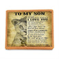 To My Son-Never Forget That I Love U (Mom)- Graphic Leather Wallet