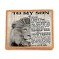 To My Son-Never Forget That I Love U (Mom-Graphic Leather Wallet💕