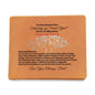 To My Dearest Son-First Day Senior Year-Find Better Paying Job-Fr. Love Dad-Graphic Leather Wallet