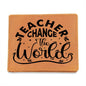 My Teacher Change The World- Thank You-Graphic Leather Wallet