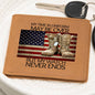 Dog Tag Boots-Graphic Leather Wallet