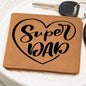 To My Super Dad- Graphic Leather Wallet