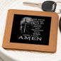 TO MY SON | THE DEVIL THOUGHT HE'D WON| Graphic Leather Walle